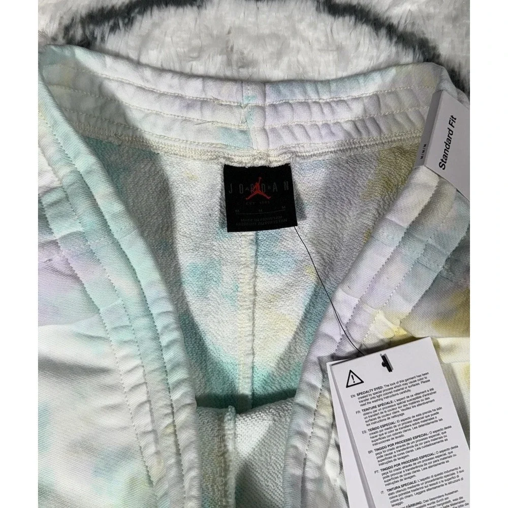 JORDAN Sport DNA Tie-Dye AOP Shorts Multicolor Pastel Mens Sz M *NEW* DM1871-530